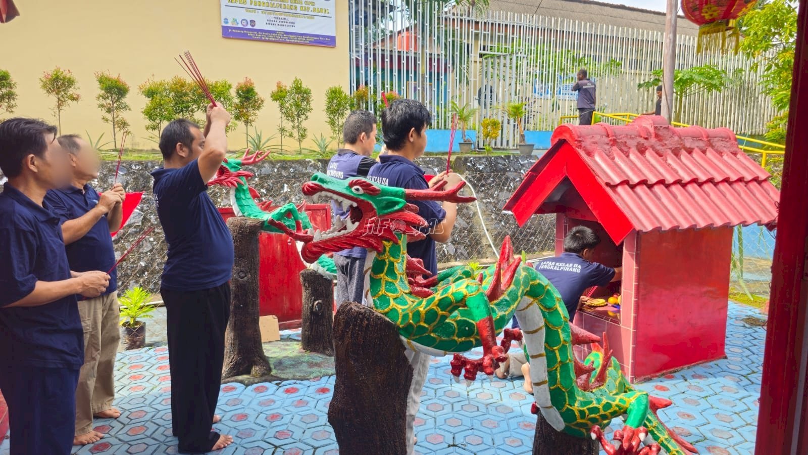 Lapas Pangkalpinang Fasilitasi Ibadah Cap Go bagi Warga Binaan Tionghoa